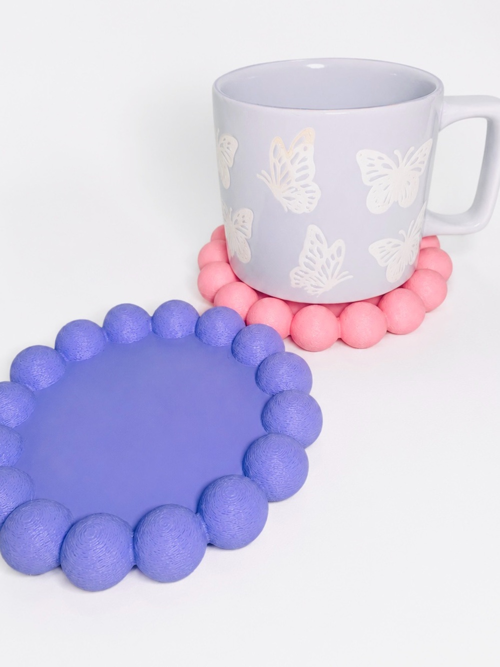 Bubble Coaster Decor Funky Groovy
Danish Pastel 🩷💜🩷💜